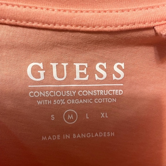 Guess Junior Women’s Coral T-Shirt - Picture 8 of 8